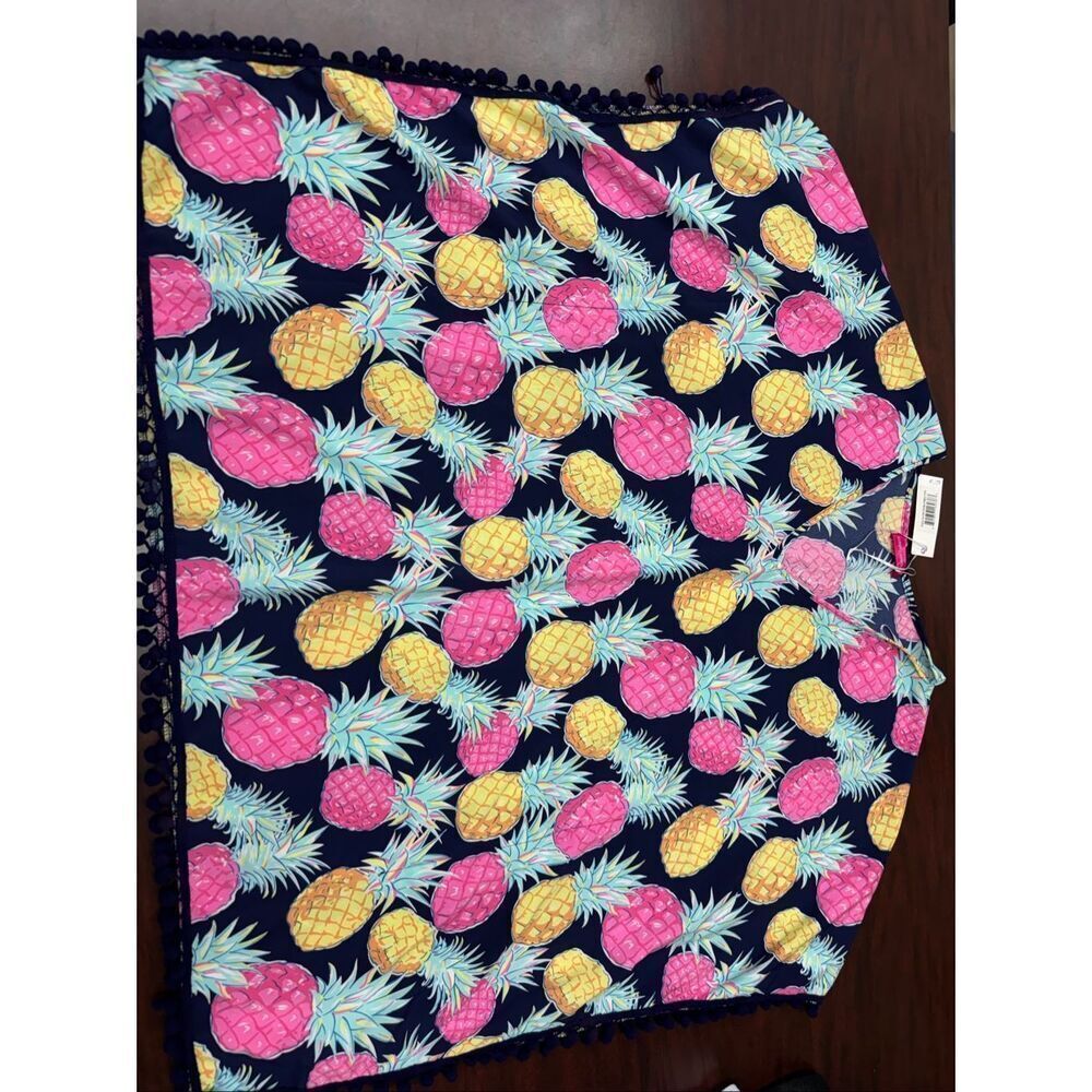 NWT Simply Southern Pineapple Print Swim Cover Up
